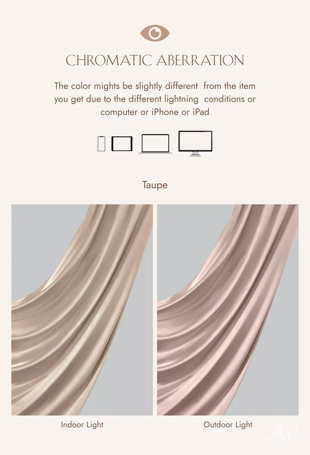 AW Adelina Taupe Satin Charmeuse Bridesmaid Dresses image7
